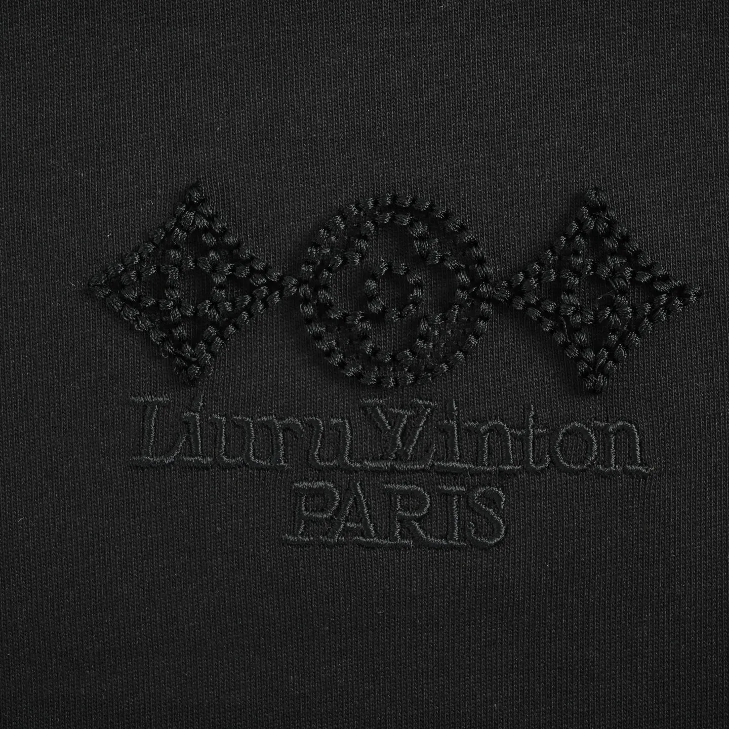 Louis Vuitton/Louis Vuitton three-flower embroidered short sleeves